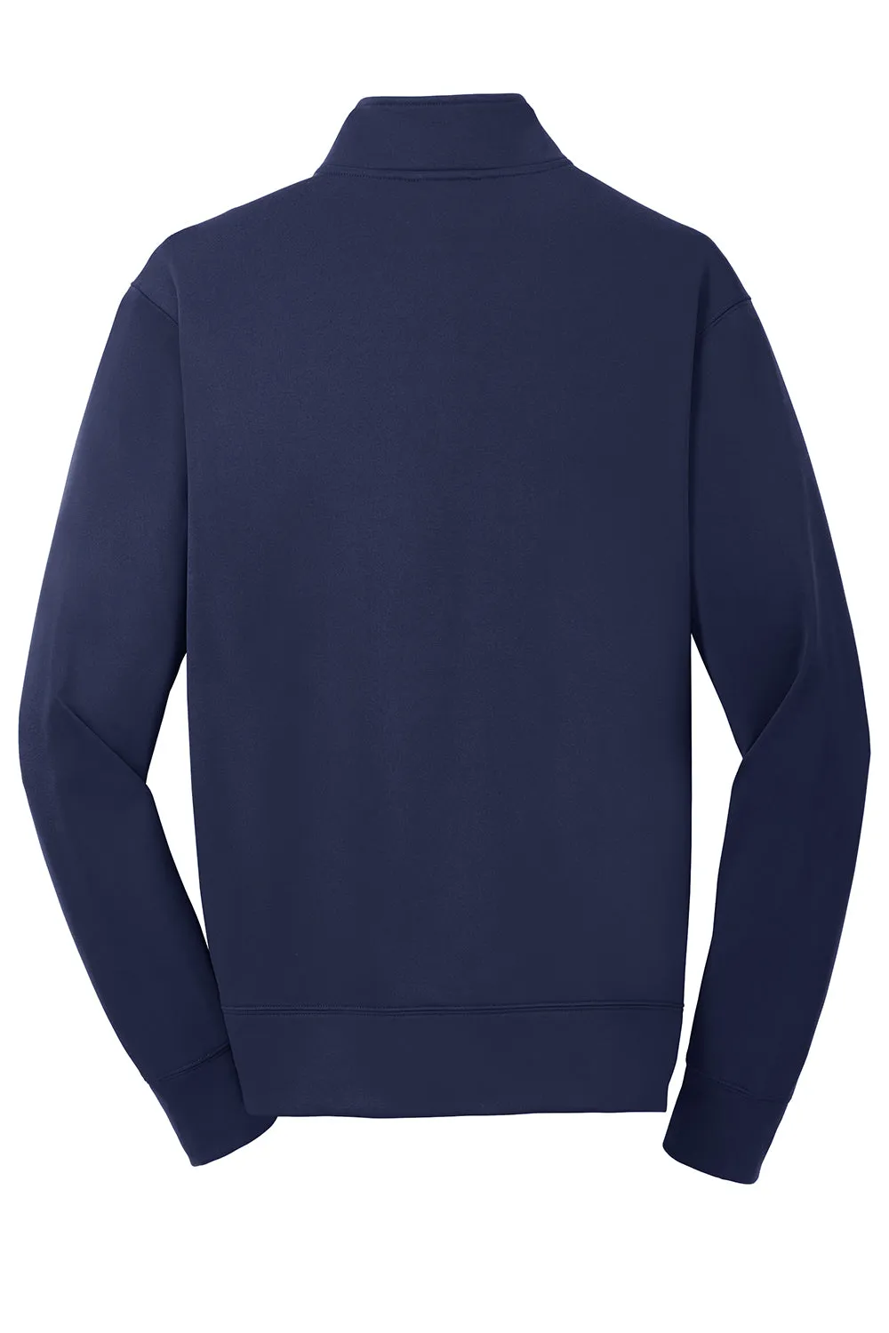 Sport-Tek Herren Sport-Wick Feuchtigkeitstransport Fleece Full-Zip Sweatshirt mit Taschen - Marineblau