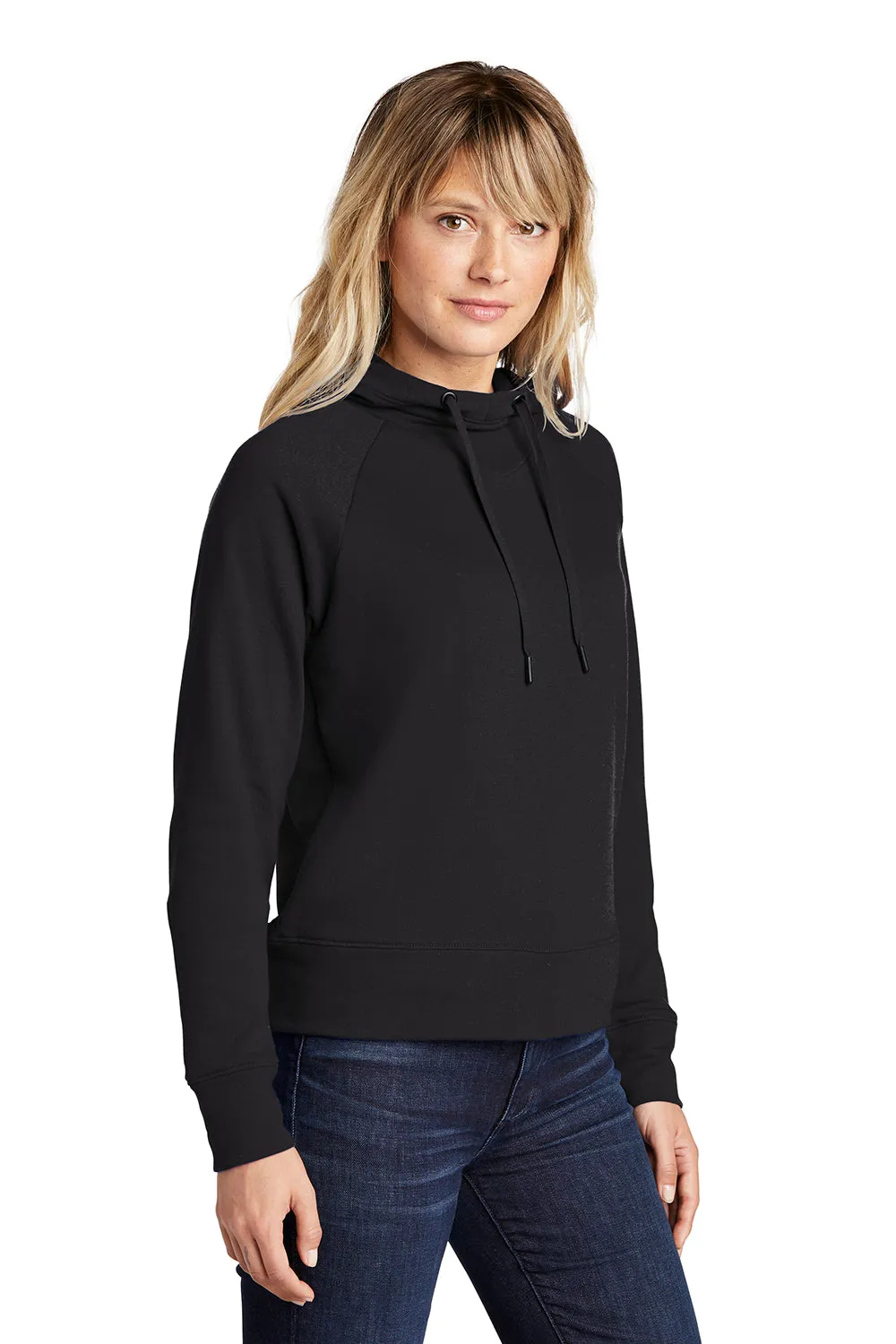 Sport-Tek Damen French Terry Kapuzenpullover Hoodie - Schwarz - Ausverkauf