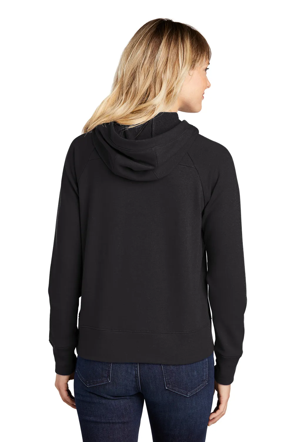 Sport-Tek Damen French Terry Kapuzenpullover Hoodie - Schwarz - Ausverkauf