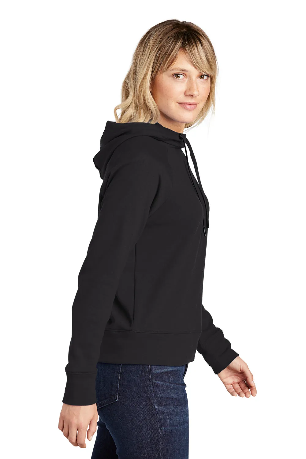 Sport-Tek Damen French Terry Kapuzenpullover Hoodie - Schwarz - Ausverkauf