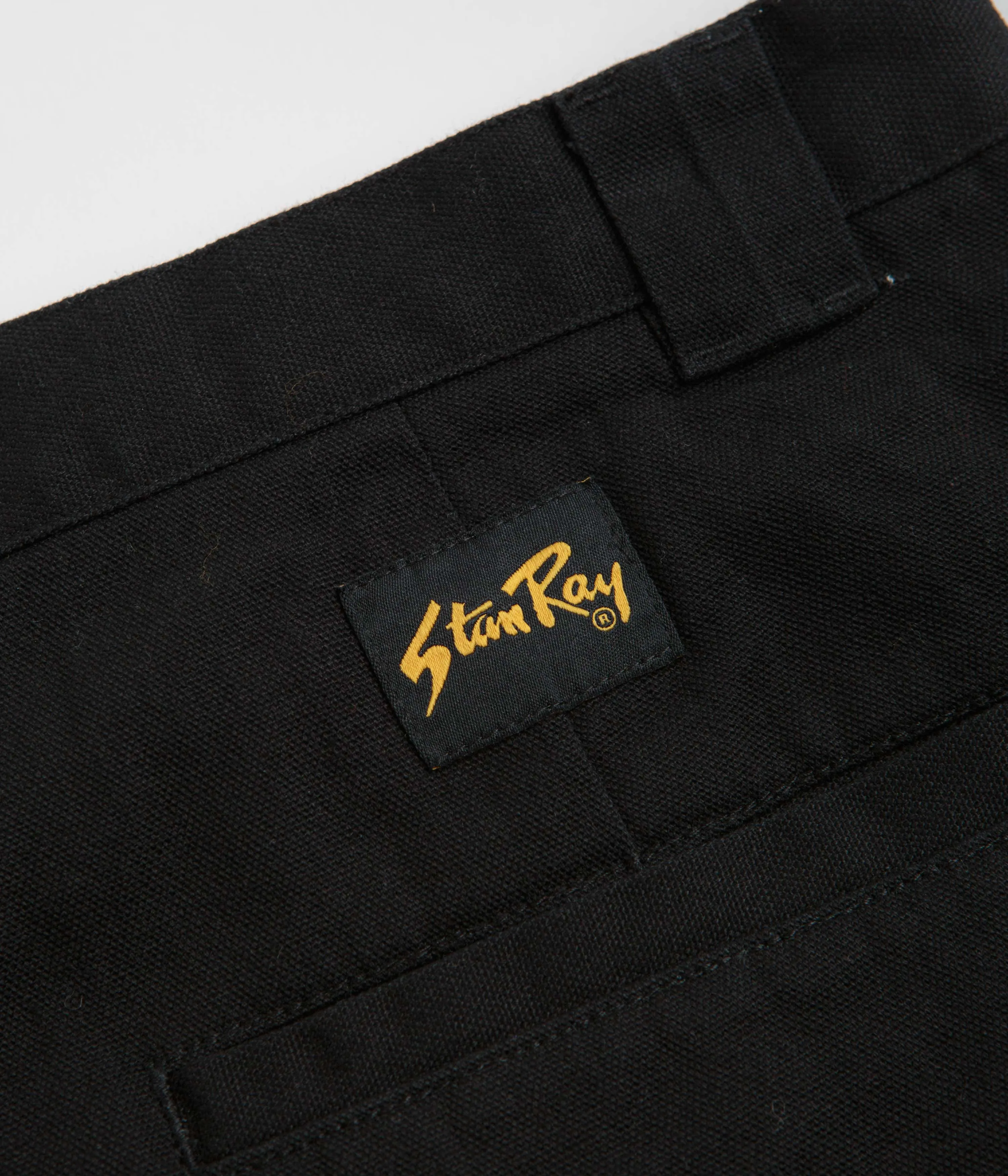Stan Ray Shorts - Gewaschene schwarze Stan Ray