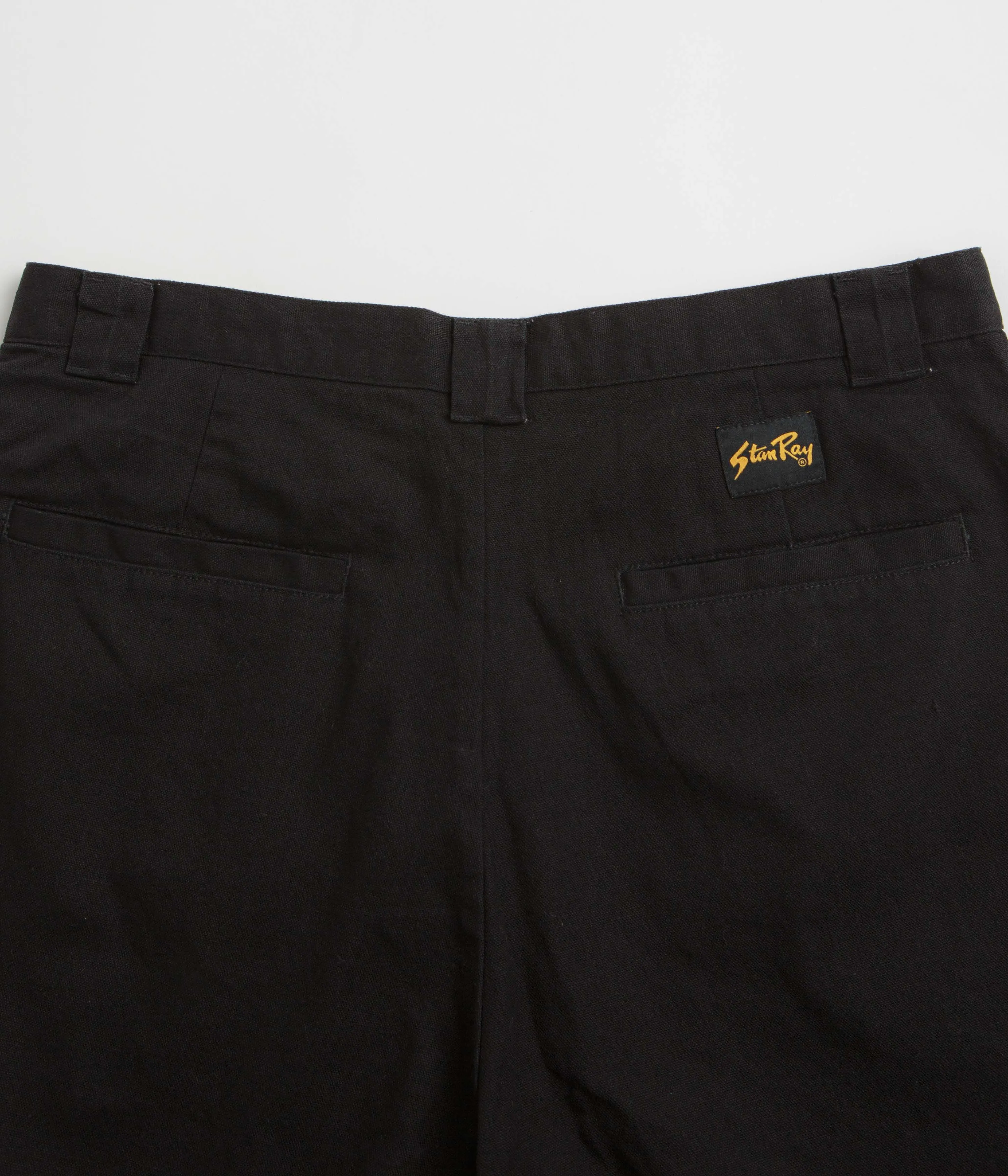 Stan Ray Shorts - Gewaschene schwarze Stan Ray