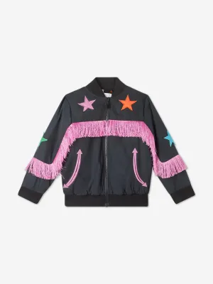 Stella McCartney Mädchen Cowgirl Jacke in Schwarz