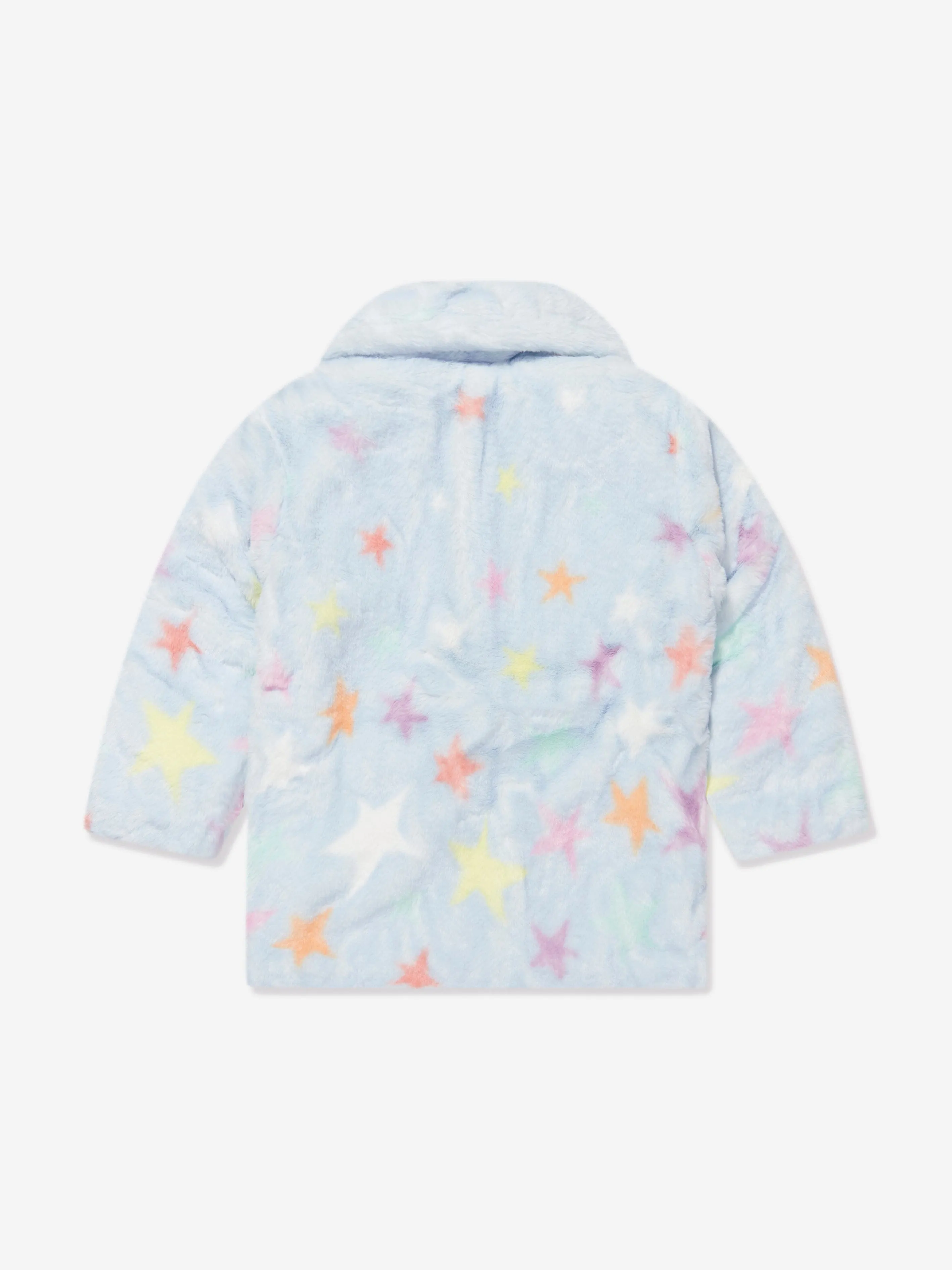 Stella McCartney Mädchen Kunstpelzmantel in Blau