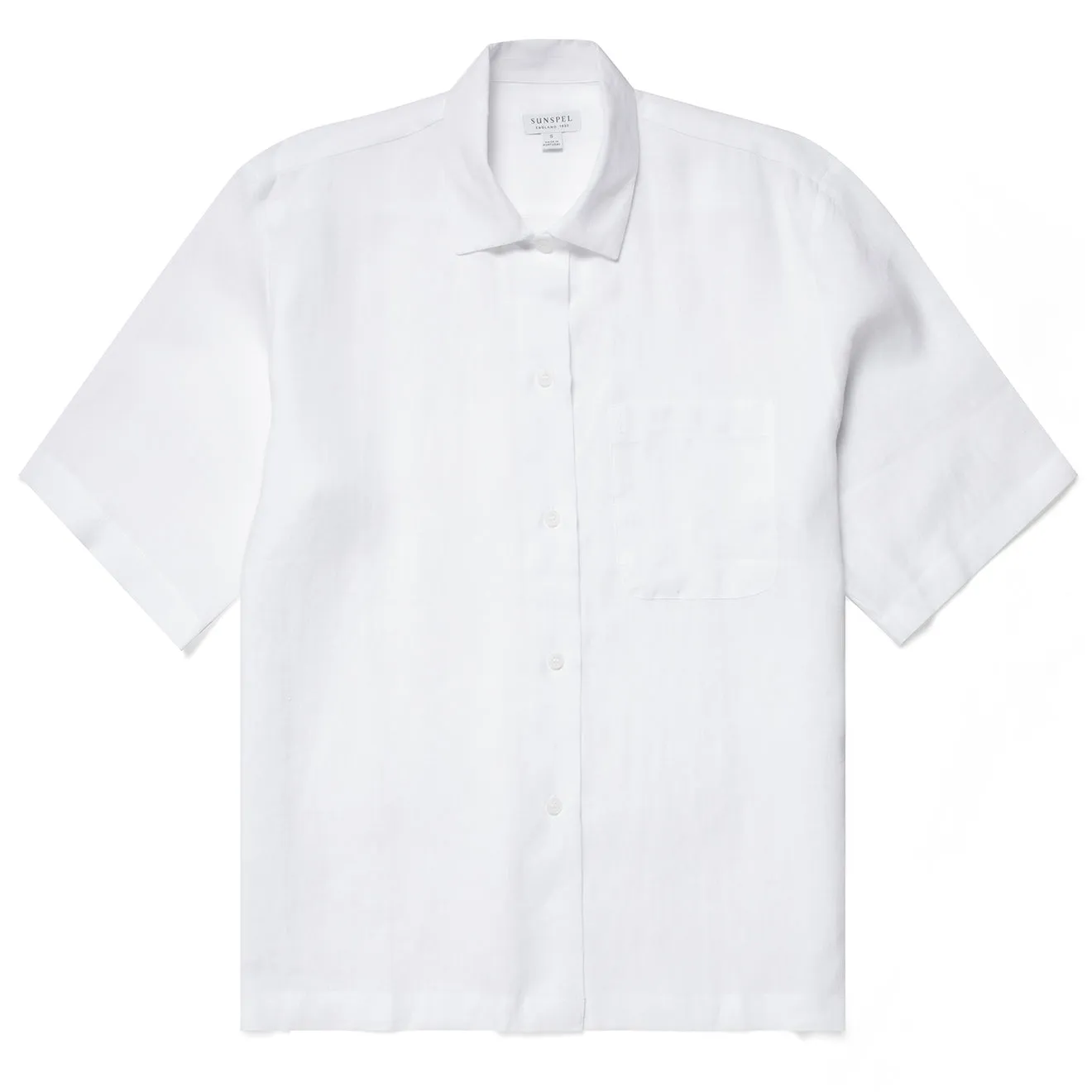 Sunspel Damen S/S Hemd Weiß