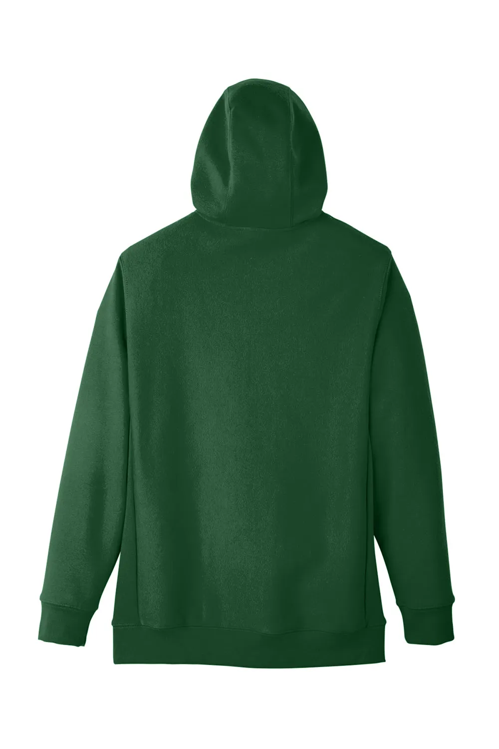 Team 365 Herren Zone HydroSport Fleece wasserabweisender Full-Zip Kapuzenpullover mit Taschen - Dunkelgrün