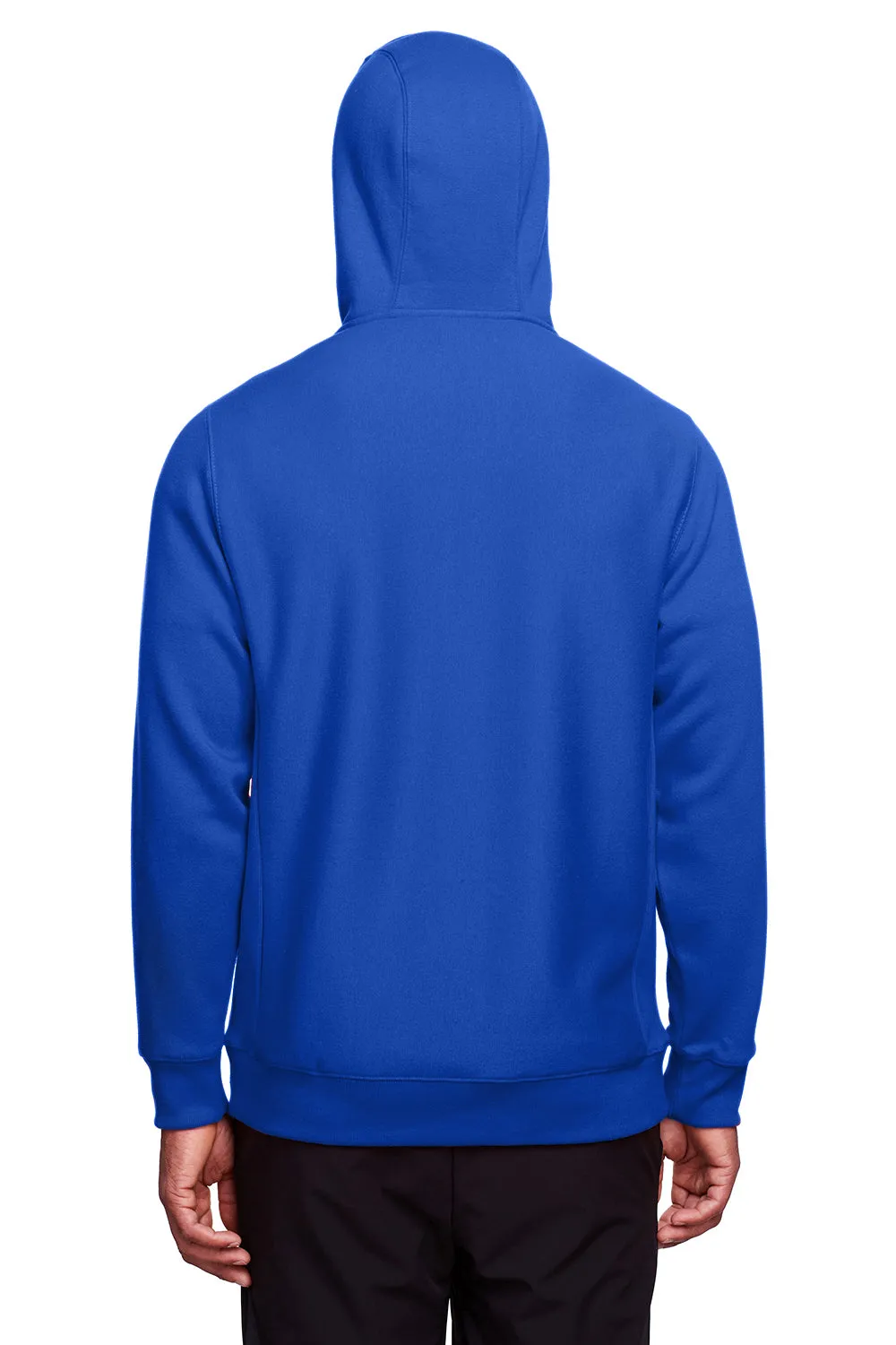Team 365 Herren Zone HydroSport Fleece wasserabweisender Full-Zip Kapuzenpullover Hoodie mit Taschen - Königsblau