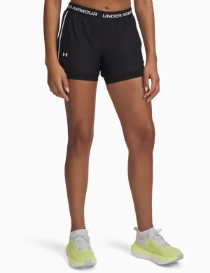 Tech Play Up 2-in-1 Shorts - Schwarz/Weiß Under Armour Kleidung