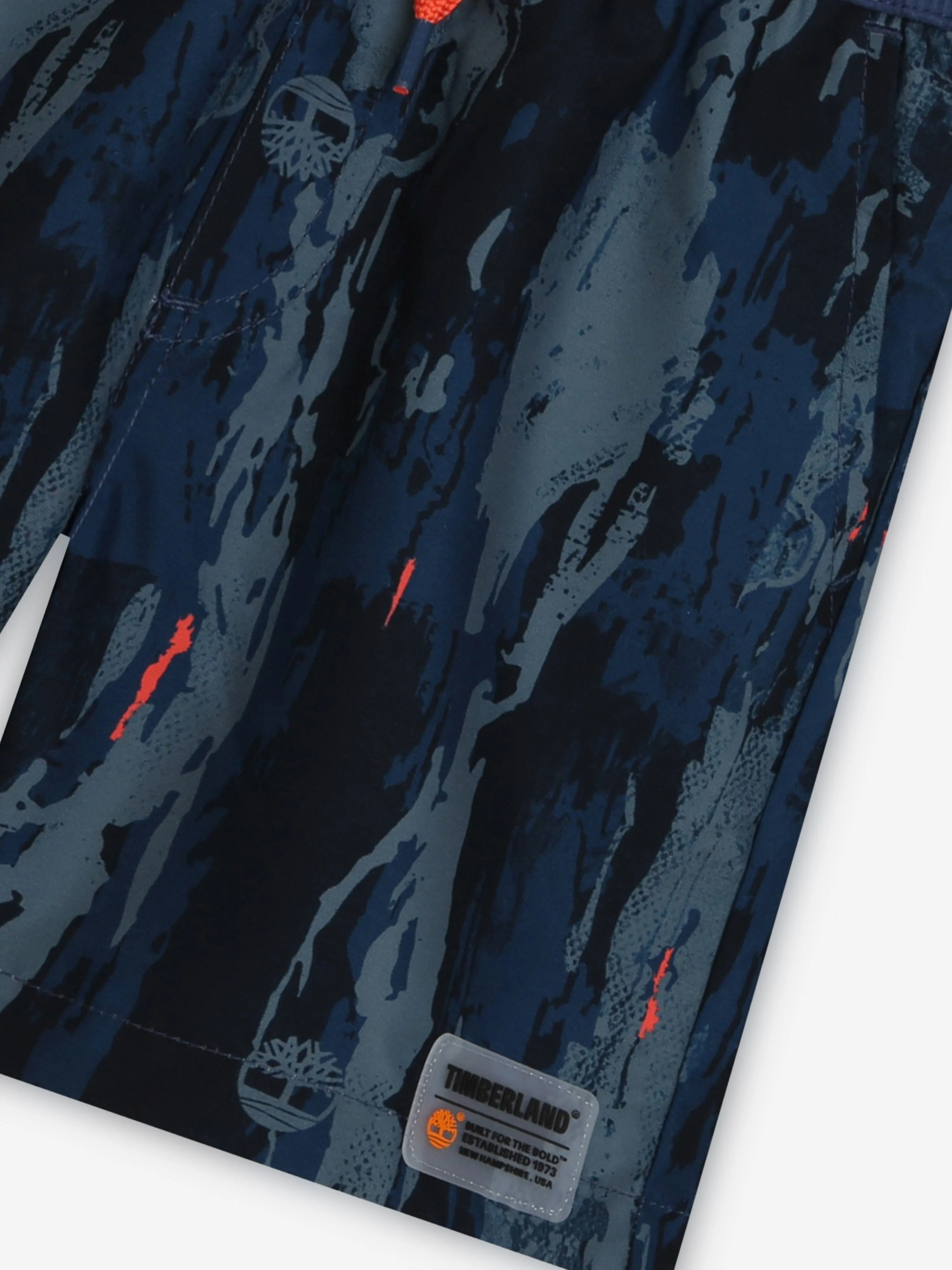 Timberland Jungen Badehorts mit Muster in Blau