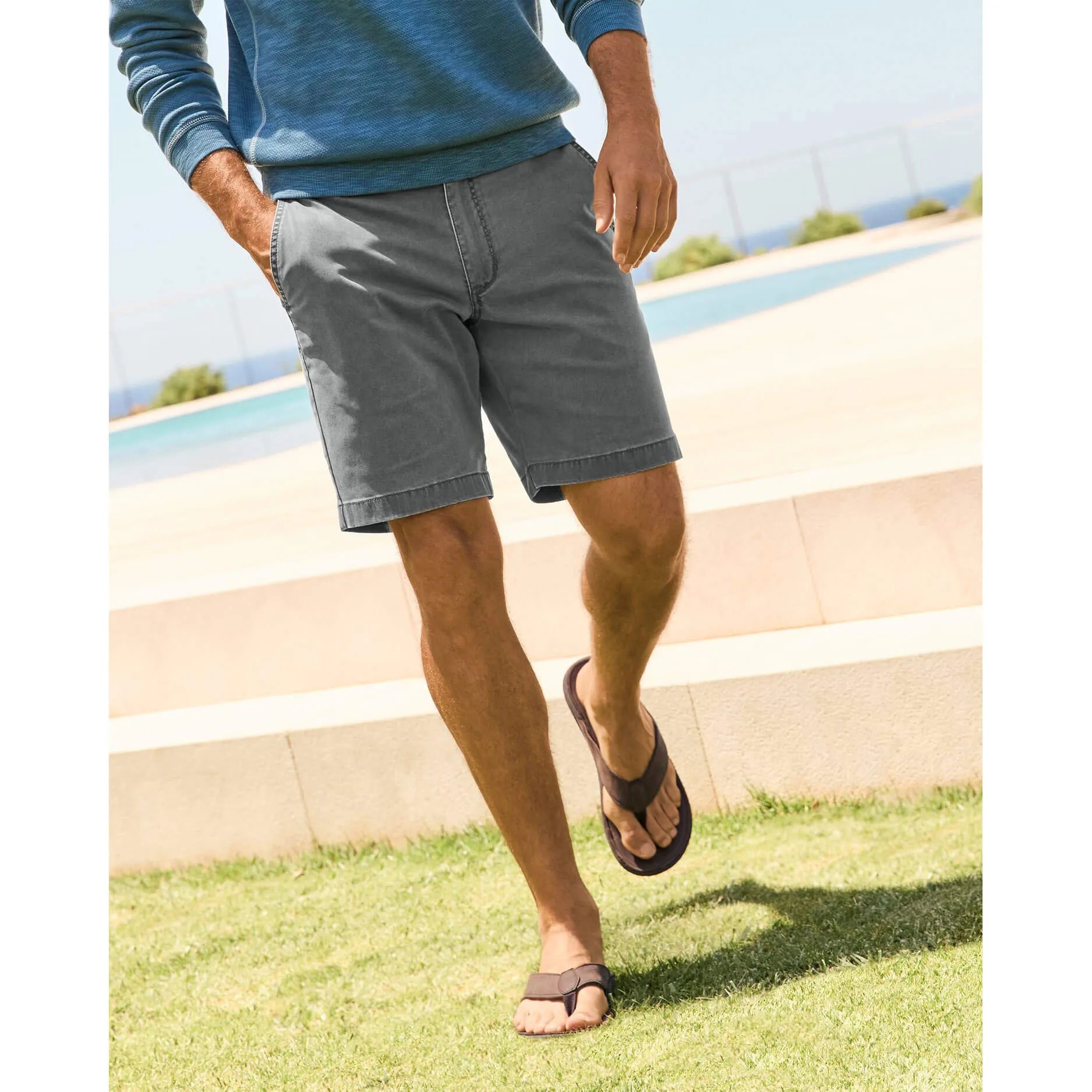 Tommy Bahama 9-Zoll Boracay Shorts - Nebelgrau* Herren Tommy Bahama