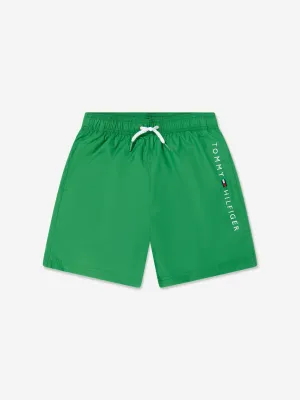 Tommy Hilfiger Jungen Medium Badehose mit Zugband in Grün