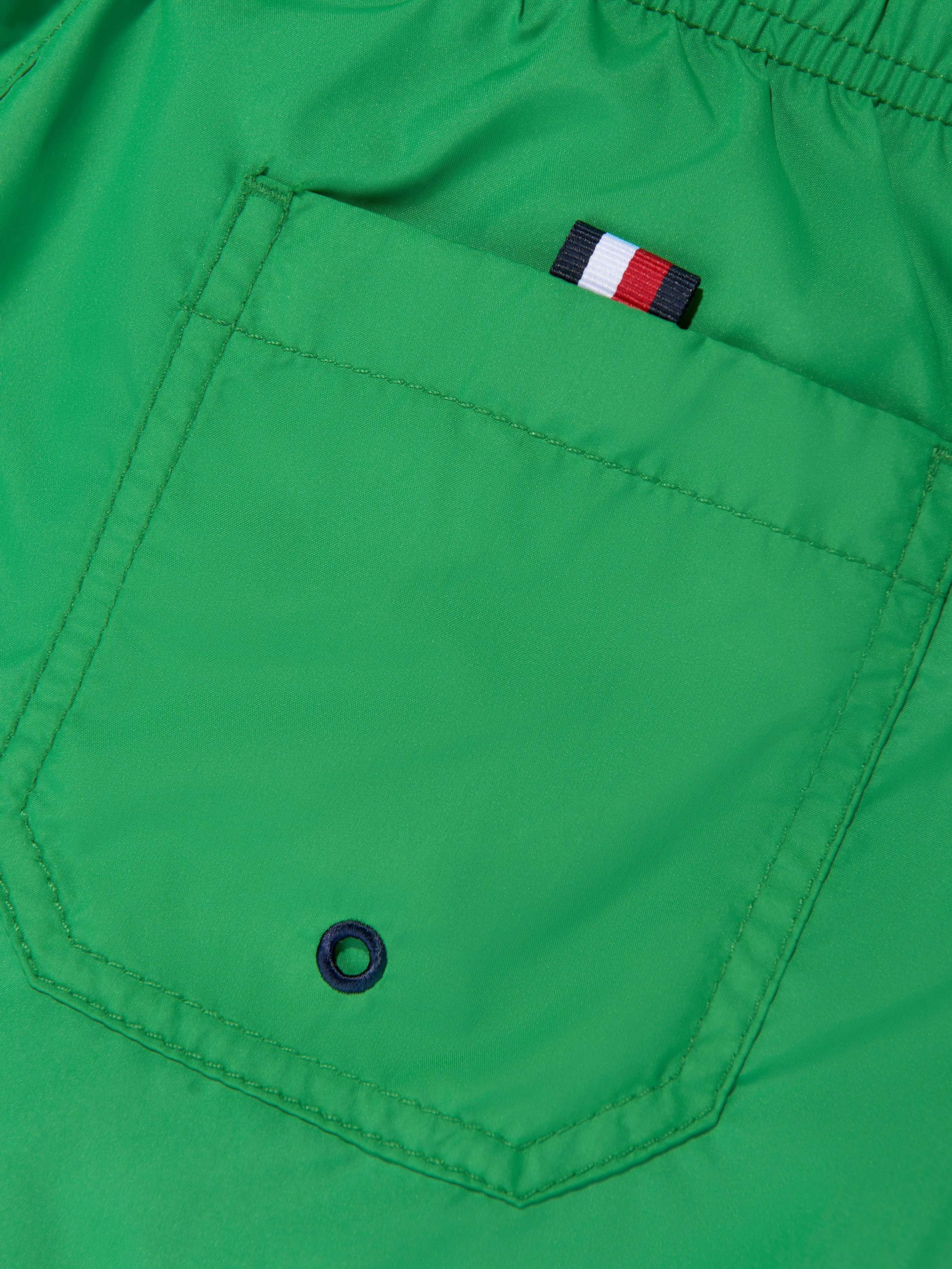 Tommy Hilfiger Jungen Medium Badehose mit Zugband in Grün