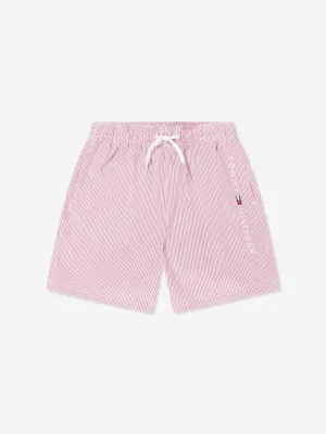 Tommy Hilfiger Jungen Medium Badehose mit Zugband in Rot
