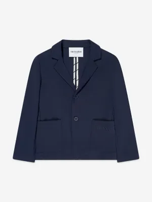 Trussardi Boys Brev Blazer in Marineblau