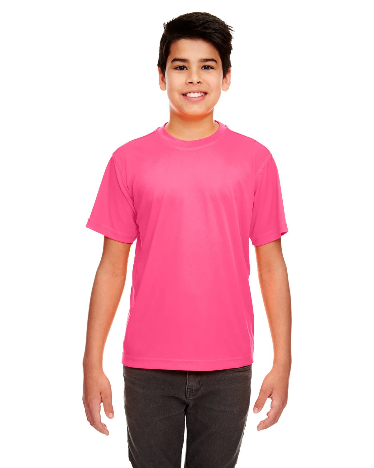 UltraClub 8420Y Jugend Cool & Dry Sport Performance Interlock T-Shirt