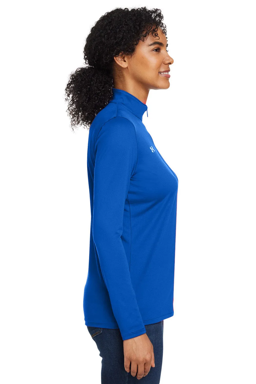 Under Armour Damen Team Tech Feuchtigkeitstransportierendes 1/4-Zip Sweatshirt - Königsblau