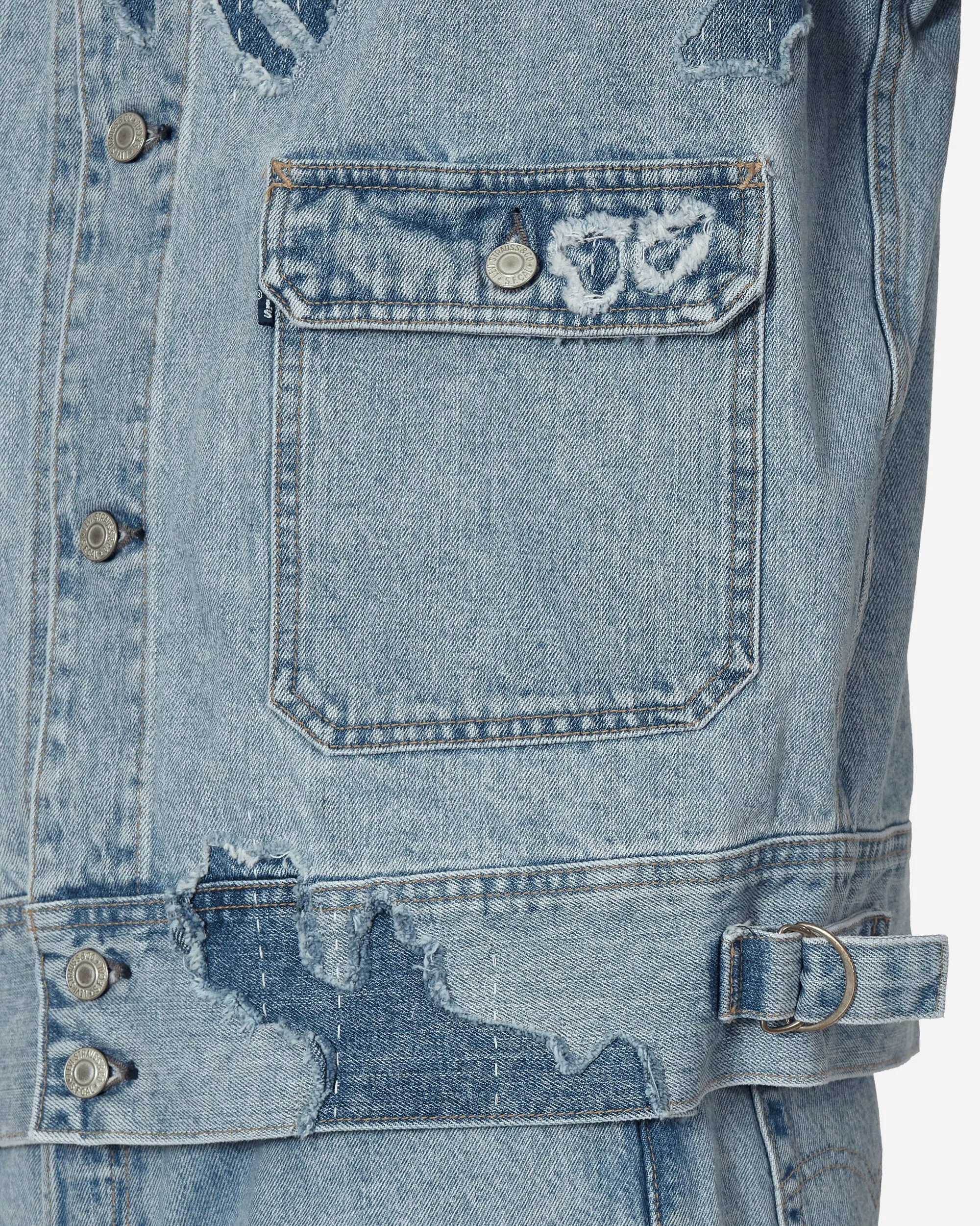 Utility Trucker Jacket Blau