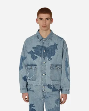 Utility Trucker Jacket Blau