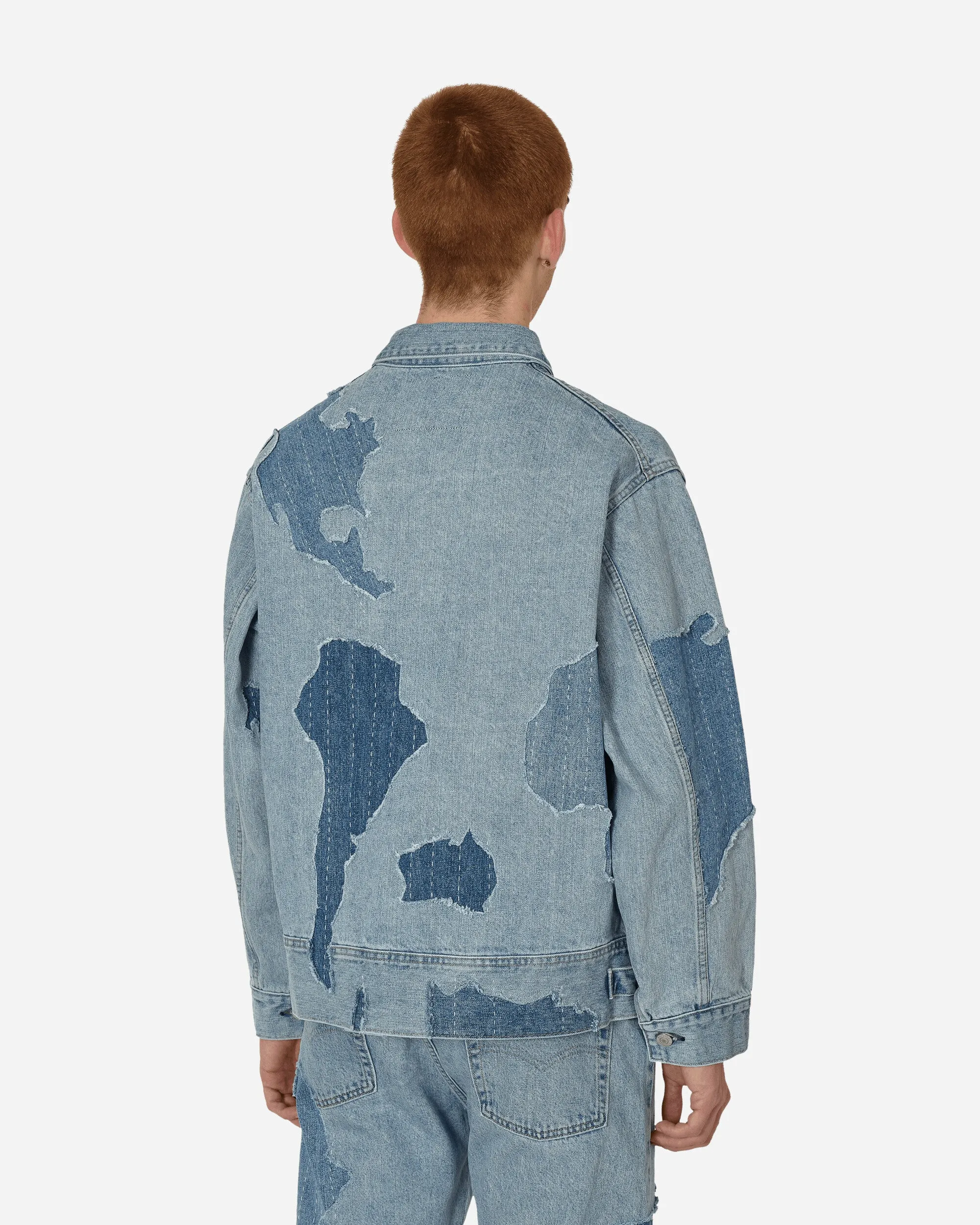 Utility Trucker Jacket Blau