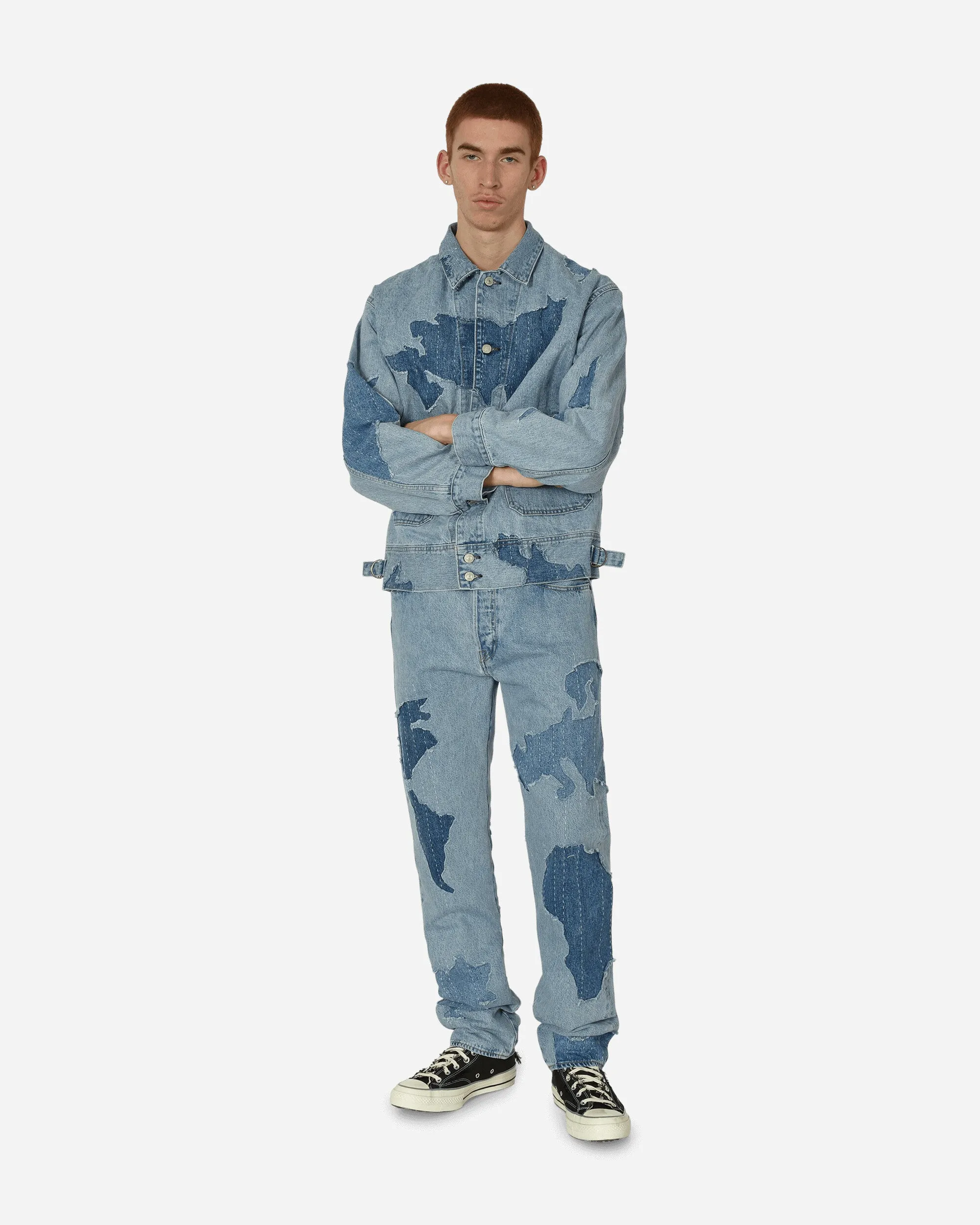 Utility Trucker Jacket Blau