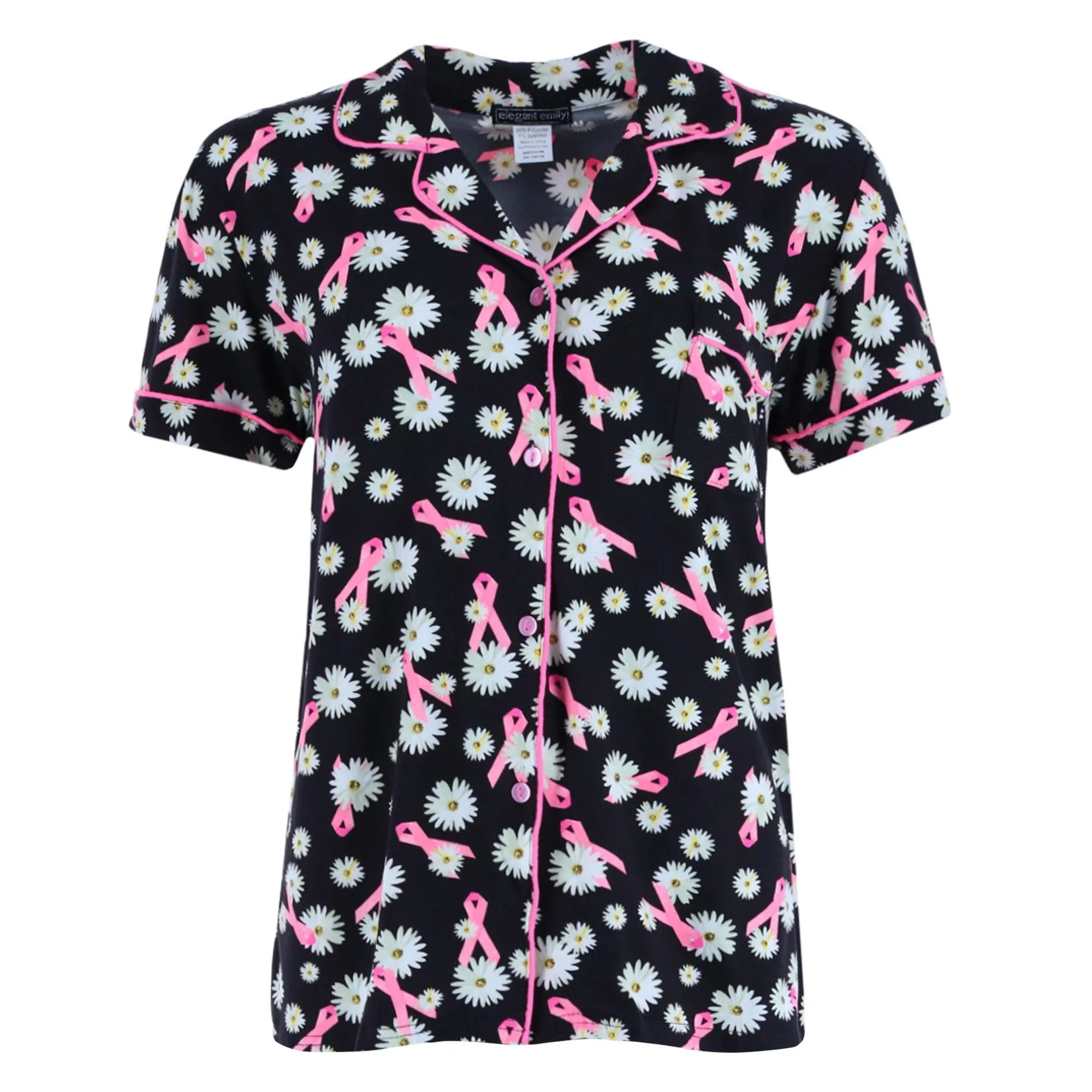 Damen Daisy Pink Ribbon Capri-Set