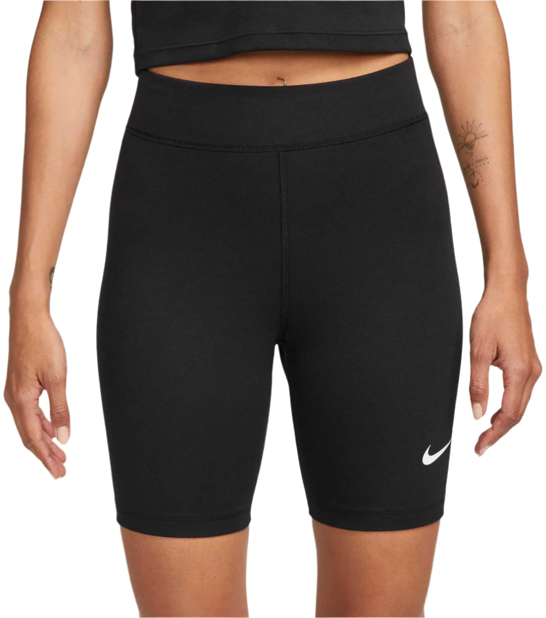 Klassische Damen-Sportbekleidung: Hochtaillierte 8-Zoll-Radlerhose