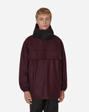 Rote Wollstoff-Schürzenjacke